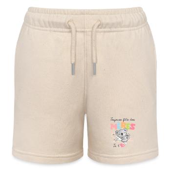 joyeuse fête des mères je t aime maman - Short de jogging enfant bio Stanley/Stella - écru doux - Devant