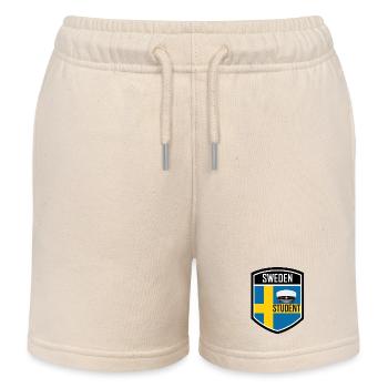 Graduation 2024 class High school graduation party - Kids Organic Sweat Shorts by Stanley/Stella - soft Ecru - Front