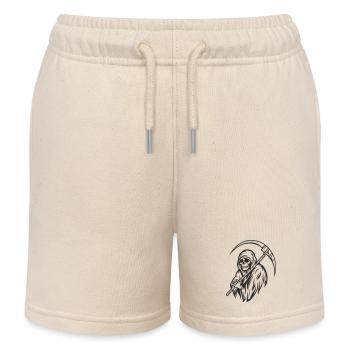 Der Tod und sein Werkzeug - Kinder Organic Joggingshorts Mini Bolter von Stanley/Stella - Natur - Vorne