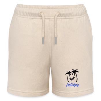 Vacances Relax Palms1 - Short de jogging enfant bio Stanley/Stella - écru doux - Devant