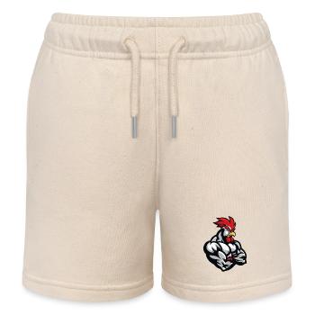 Hahn Comic - Kinder Organic Joggingshorts Mini Bolter von Stanley/Stella - Natur - Vorne
