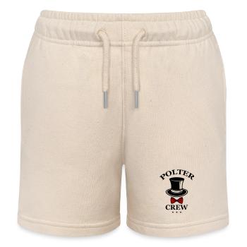 Polter Crew Verlobung Hochzeit - Kinder Organic Joggingshorts Mini Bolter von Stanley/Stella - Natur - Vorne