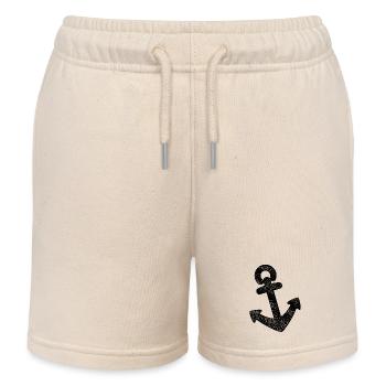 Anker Distressed - Kinder Organic Joggingshorts Mini Bolter von Stanley/Stella - Natur - Vorne