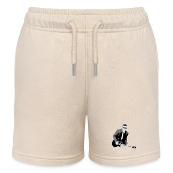 Guitarist 50s - Kids Organic Sweat Shorts by Stanley/Stella - soft Ecru - Front