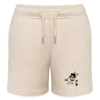 Schornsteinfeger Glücksbringer - Kinder Organic Joggingshorts Mini Bolter von Stanley/Stella - Natur - Vorne