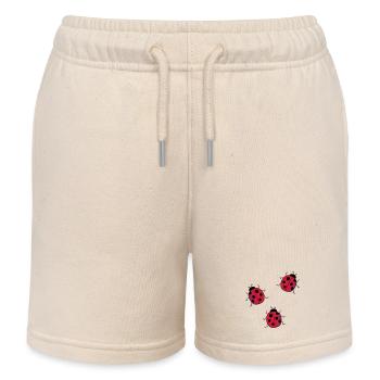 ladybug - Kids Organic Sweat Shorts by Stanley/Stella - soft Ecru - Front