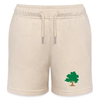 wild tree tree - Kids Organic Sweat Shorts by Stanley/Stella - soft Ecru - Front