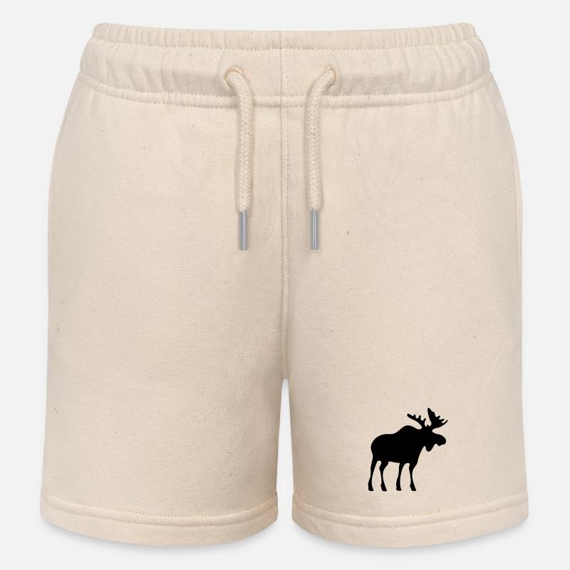 élan - Short de jogging enfant bio Stanley/Stella - écru doux