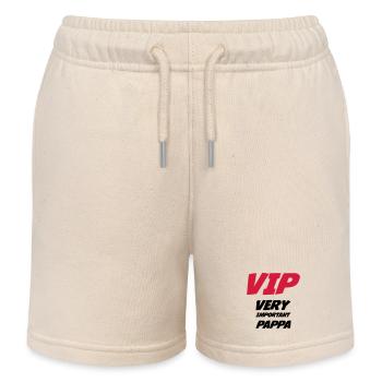 VIP Very Important Pappa - Short de jogging enfant bio Stanley/Stella - écru doux - Devant