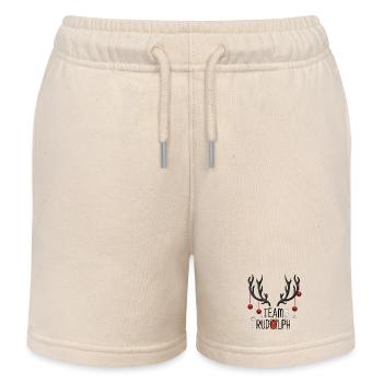 Weihnachtsteam Rudolph Abenteuer - Kinder Organic Joggingshorts Mini Bolter von Stanley/Stella - Natur - Vorne
