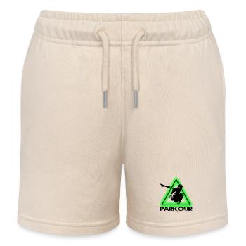 Parkour - Kinder Organic Joggingshorts Mini Bolter von Stanley/Stella - Natur - Vorne