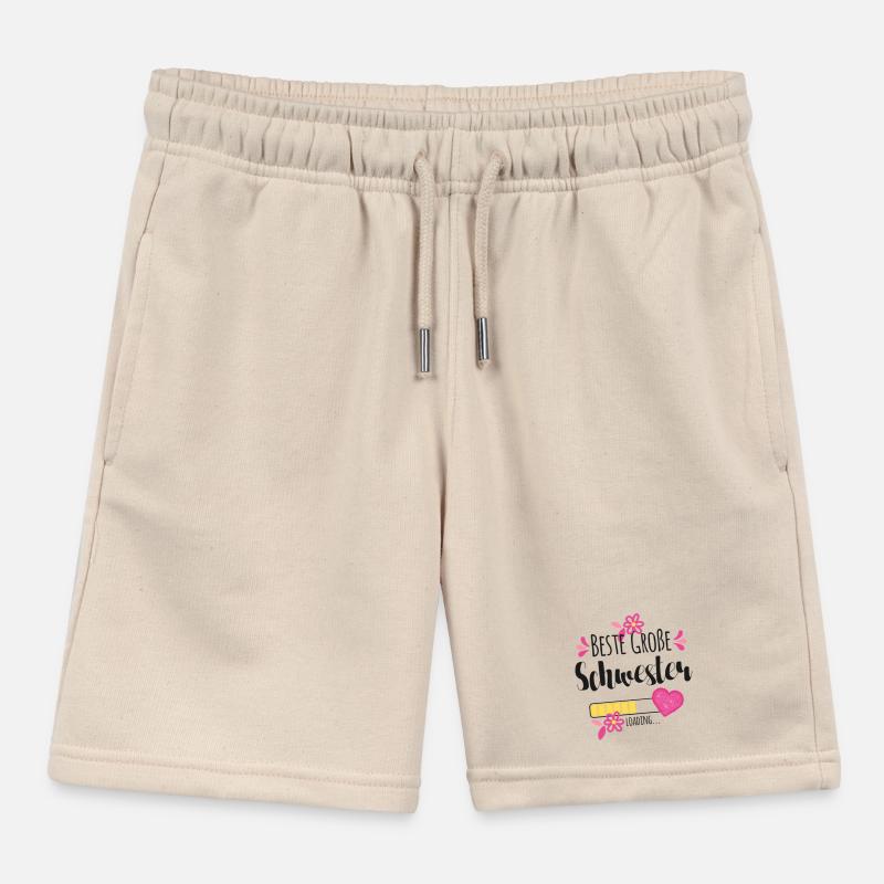 Beste Große Schwester Loading Kinder Organic Joggingshorts Mini Bolter von Stanley/Stella