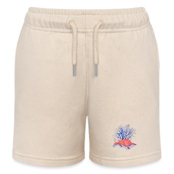 Mondträume unter Blauem Baum - Kinder Organic Joggingshorts Mini Bolter von Stanley/Stella - Natur - Vorne