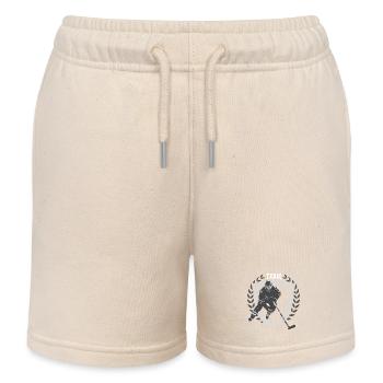 Eishockey T - Kinder Organic Joggingshorts Mini Bolter von Stanley/Stella - Natur - Vorne