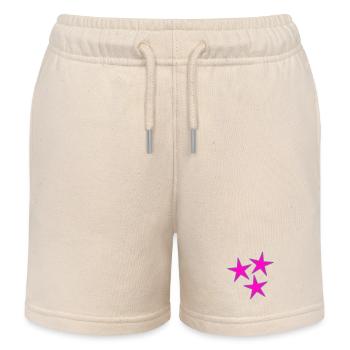 ETOILE. ETOILES. STAR. FÊTE. ANNIVERSAIRE. NOËL - Short de jogging enfant bio Stanley/Stella - écru doux - Devant