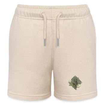 Einzigartige Fantasy-Vögel - Kinder Organic Joggingshorts Mini Bolter von Stanley/Stella - Natur - Vorne