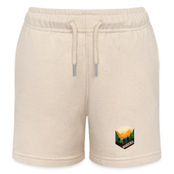 Wanderer - Kinder Organic Joggingshorts Mini Bolter von Stanley/Stella - Natur - Vorne