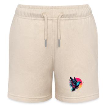 Colibri - Short de jogging enfant bio Stanley/Stella - écru doux - Devant