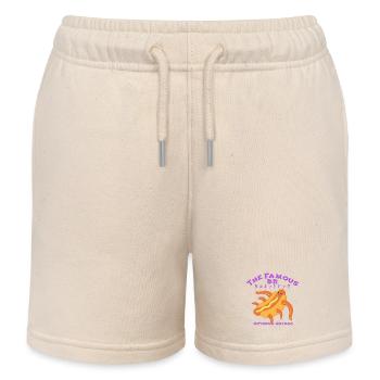 The Famous Tokyo TAKO Hotdog - Kinder Organic Joggingshorts Mini Bolter von Stanley/Stella - Natur - Vorne