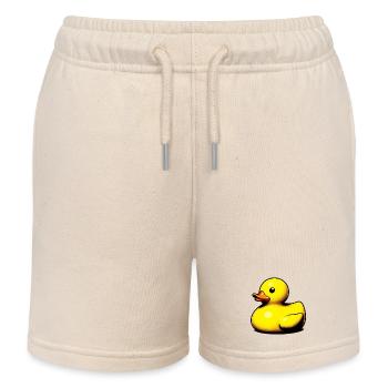 Caneton Canard Canard - Short de jogging enfant bio Stanley/Stella - écru doux - Devant