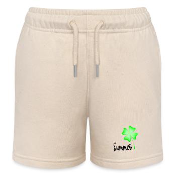 MAÎTRESSE. MAÎTRE. PROFESSEUR. ECOLE. MAITRESSE - Short de jogging enfant bio Stanley/Stella - écru doux - Devant