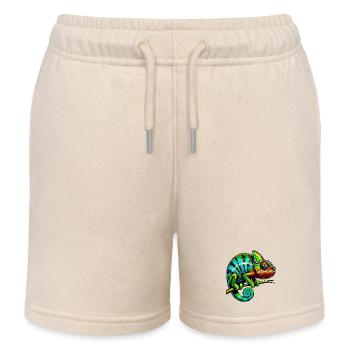 Chameleon - Kids Organic Sweat Shorts by Stanley/Stella - soft Ecru - Front