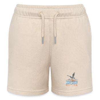 Moin Ostsee - Kinder Organic Joggingshorts Mini Bolter von Stanley/Stella - Natur - Vorne