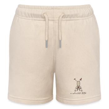 Weihnachten 2024 - Kinder Organic Joggingshorts Mini Bolter von Stanley/Stella - Natur - Vorne