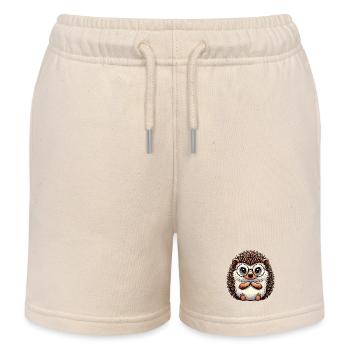 Igel - Kinder Organic Joggingshorts Mini Bolter von Stanley/Stella - Natur - Vorne