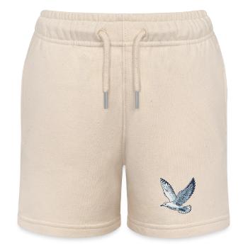 Möwe - Kinder Organic Joggingshorts Mini Bolter von Stanley/Stella - Natur - Vorne