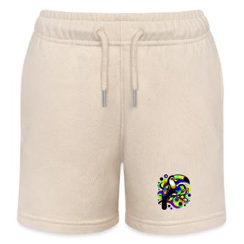 Tukan - Kinder Organic Joggingshorts Mini Bolter von Stanley/Stella - Natur - Vorne