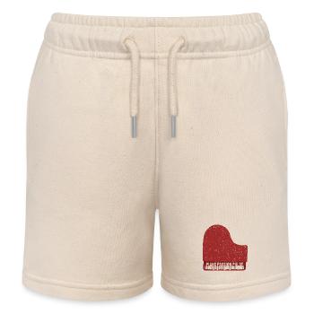 Piano Passion Pulse - Kinder Organic Joggingshorts Mini Bolter von Stanley/Stella - Natur - Vorne