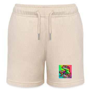 Gecko - Kinder Organic Joggingshorts Mini Bolter von Stanley/Stella - Natur - Vorne