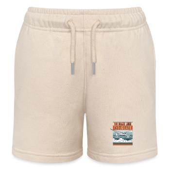 No Base Like Cloudbase - Kinder Organic Joggingshorts Mini Bolter von Stanley/Stella - Natur - Vorne