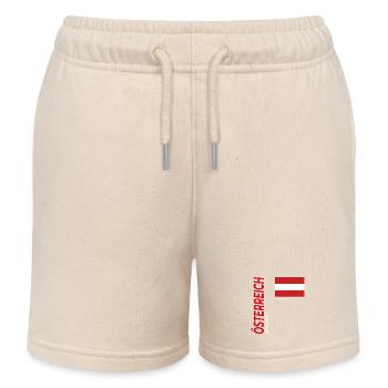 Sölden - Kinder Organic Joggingshorts Mini Bolter von Stanley/Stella - Natur - Vorne