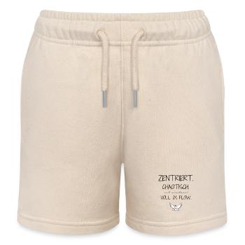 Design affirmatif – l’ironie rencontre la vie quotidienne - Short de jogging enfant bio Stanley/Stella - écru doux - Devant