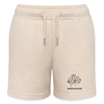 GG - Fair verloren | Lustiger Gamer Spruch - Kinder Organic Joggingshorts Mini Bolter von Stanley/Stella - Natur - Vorne