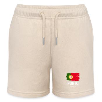 Porto - Kinder Organic Joggingshorts Mini Bolter von Stanley/Stella - Natur - Vorne