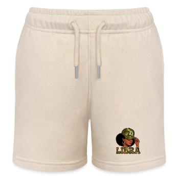 Balance Queen – Camo Afro Girl Harmony Vibes - Short de jogging enfant bio Stanley/Stella - écru doux - Devant