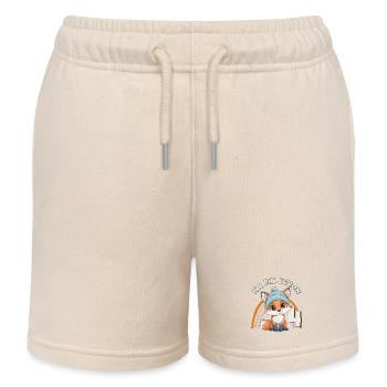 4. Geburtstag Fuchs Regenbogen Süß Niedlich - Kinder Organic Joggingshorts Mini Bolter von Stanley/Stella - Natur - Vorne