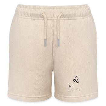 Leo - Zodiac Sign - Kinder Organic Joggingshorts Mini Bolter von Stanley/Stella - Natur - Vorne