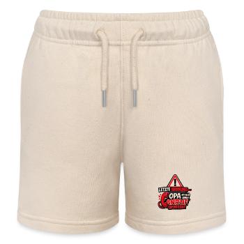 Letzte Warnung Telefon Alarm - Kinder Organic Joggingshorts Mini Bolter von Stanley/Stella - Natur - Vorne