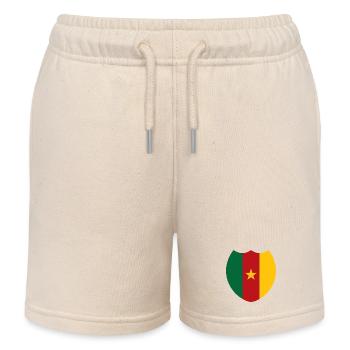 Kamerunische Stolzflagge - Kinder Organic Joggingshorts Mini Bolter von Stanley/Stella - Natur - Vorne