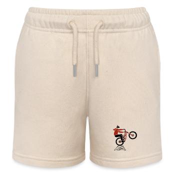 HORJENOŠERKA - Kids Organic Sweat Shorts by Stanley/Stella - soft Ecru - Front