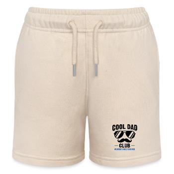 Cool Dad Club, Lustiges Vatertag Papa Shirt - Kinder Organic Joggingshorts Mini Bolter von Stanley/Stella - Natur - Vorne