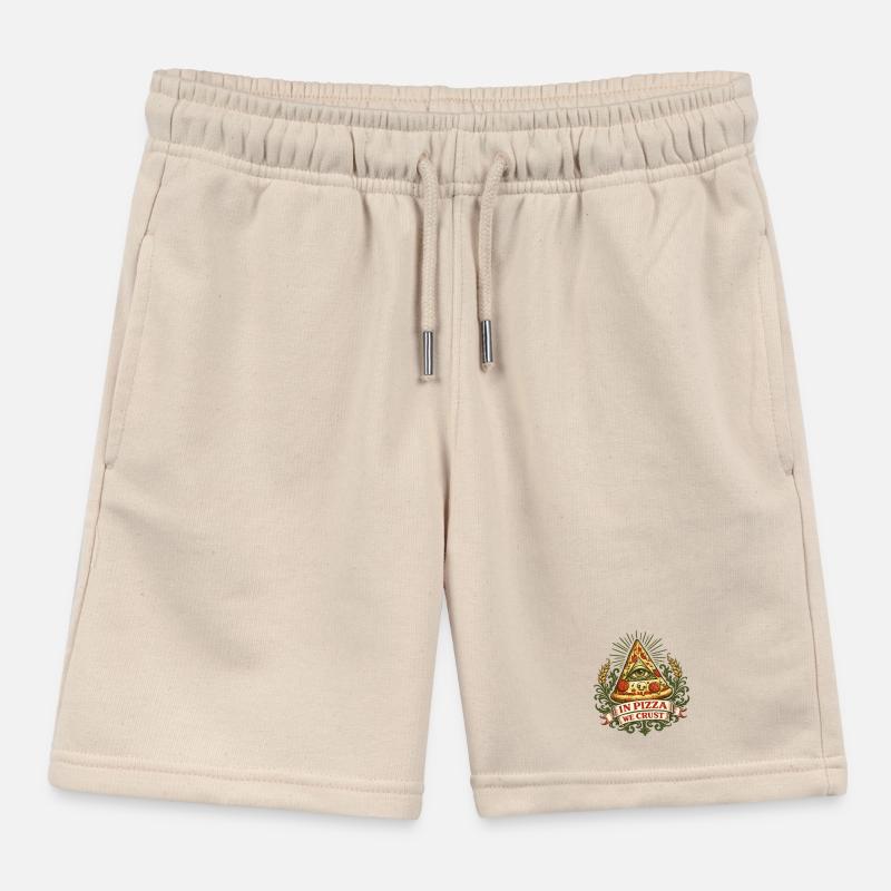 Devise de la Croûte Œil de la Pyramide de la Pizza Short de jogging enfant bio Stanley/Stella