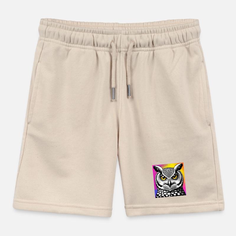Eule Kinder Organic Joggingshorts Mini Bolter von Stanley/Stella