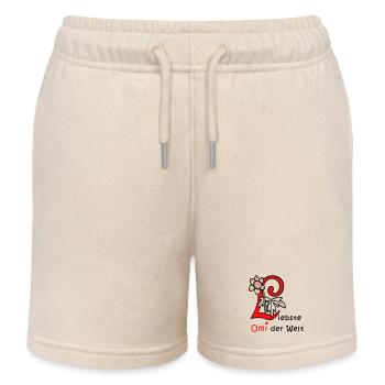 liebste Omi der Welt - Kinder Organic Joggingshorts Mini Bolter von Stanley/Stella - Natur - Vorne