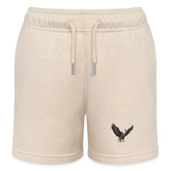 Aigle de Virginie Oiseau de proie Oiseau de proie - Short de jogging enfant bio Stanley/Stella - écru doux - Devant