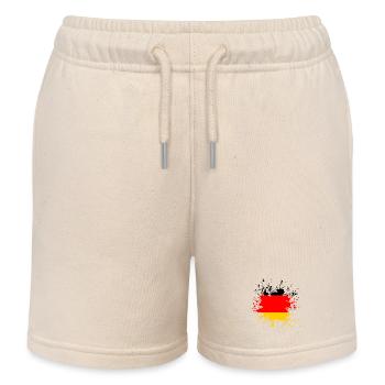 Deutschland Germany - Kinder Organic Joggingshorts Mini Bolter von Stanley/Stella - Natur - Vorne